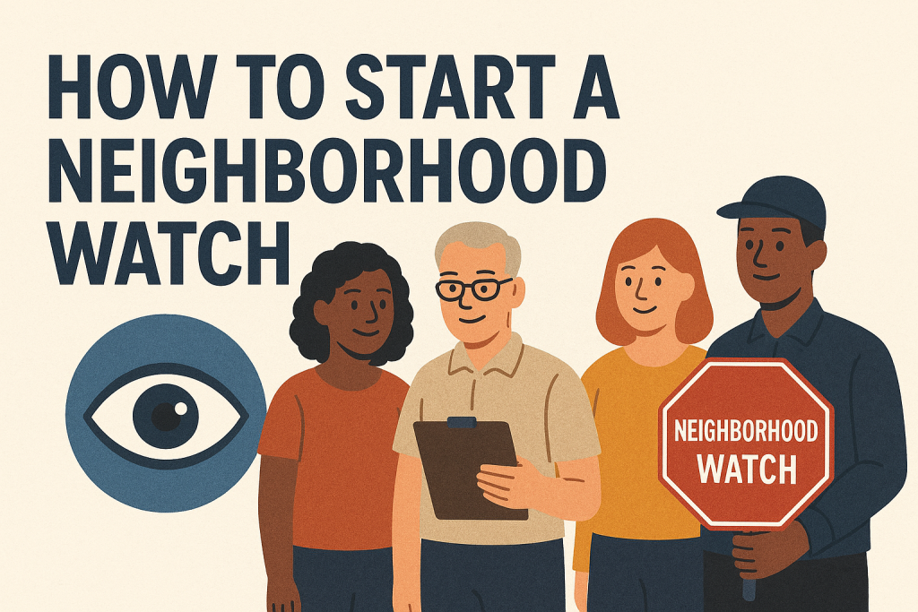 How to Start a Neighborhood Watch